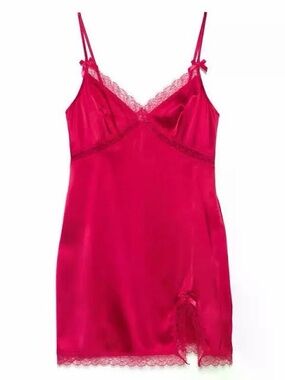 Agent Provocateur Gisele Slip Dress Fuchsia size UK12 or US 8 (L)